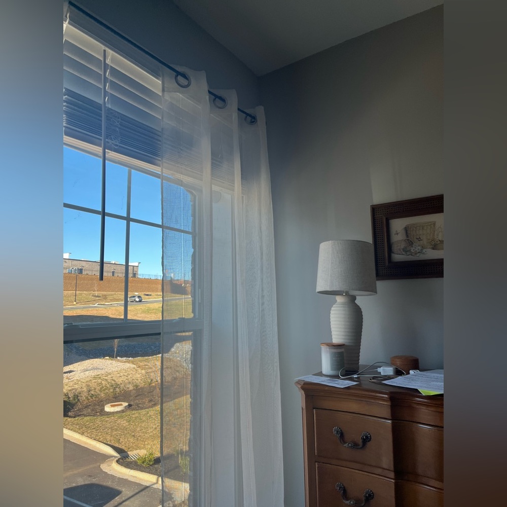96” sheer curtains